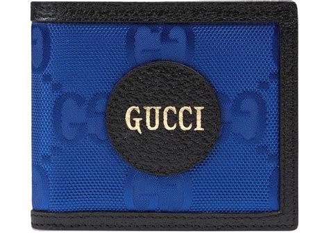 gucci off the grid billfold wallet|Gucci Off The Grid Billfold Wallet Blue in Econyl Nylon .